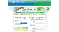 Desktop Screenshot of myleafline.com